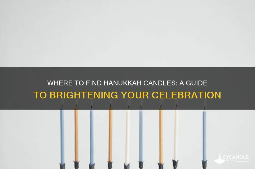 where to get hanukkah candles