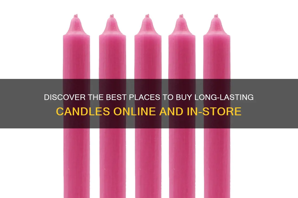 where to get long candles