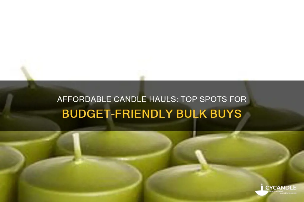where to get lots of chreap candles