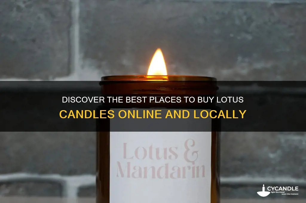 where to get lotus candle