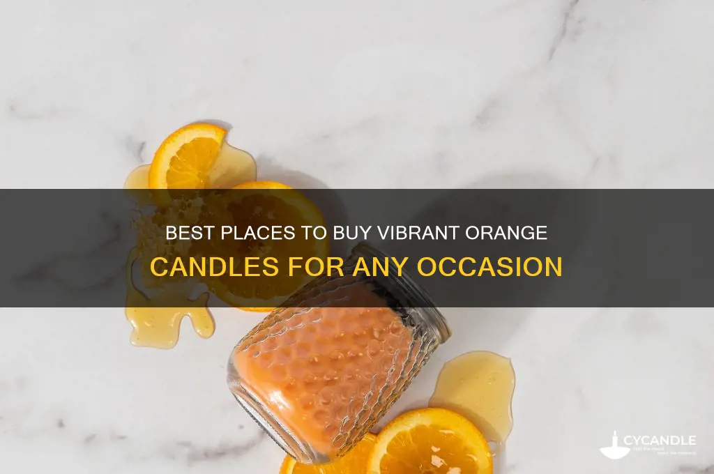 where to get orange candles