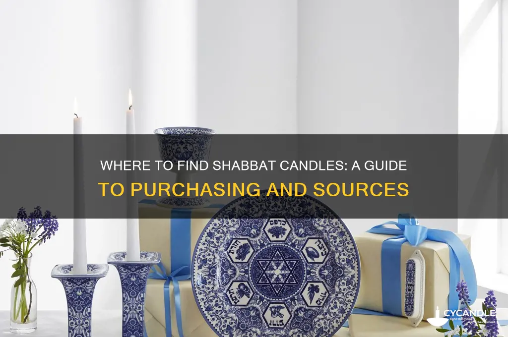 where to get shabbat candles