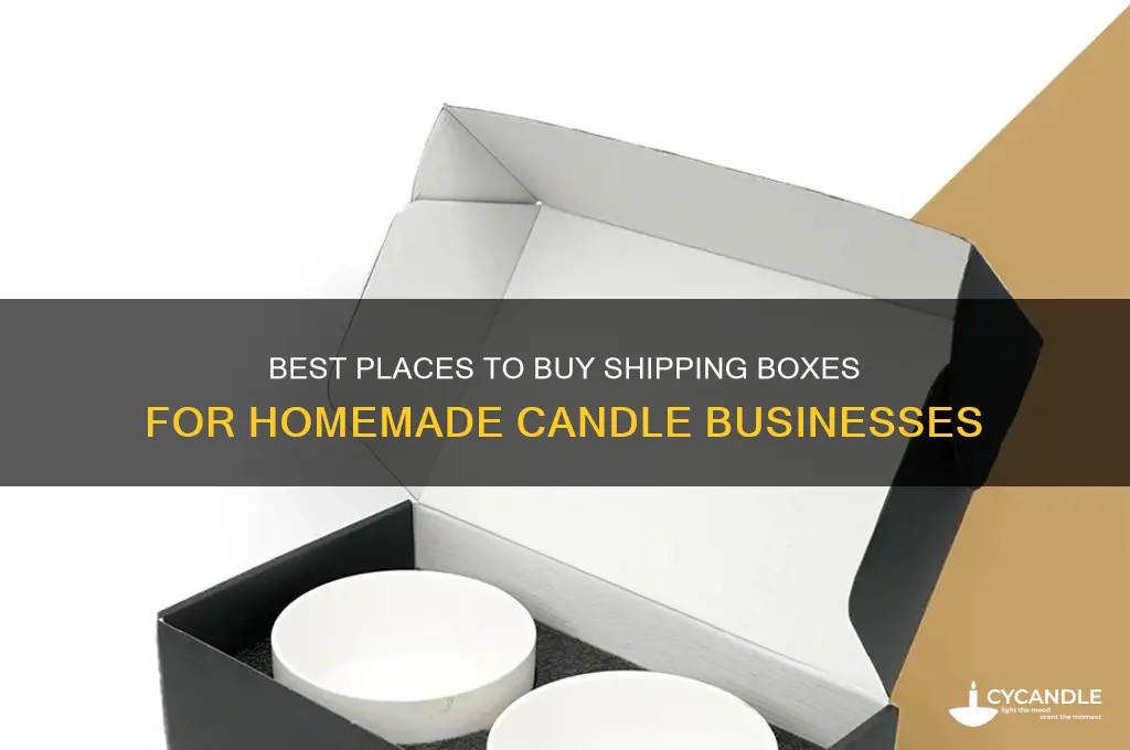 where to get shipping boxes for homemade candles