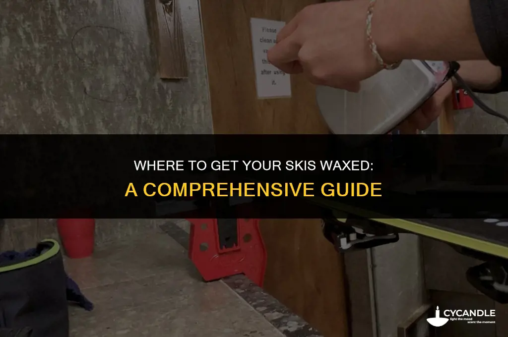 where to get skis waxed