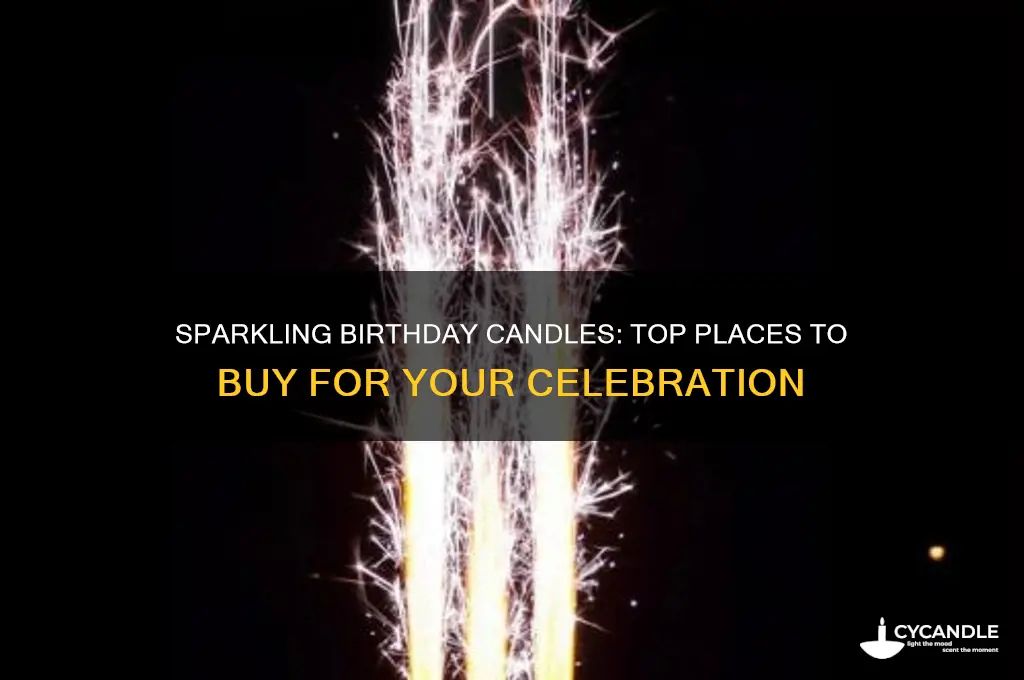 where to get sparkling birthday candles