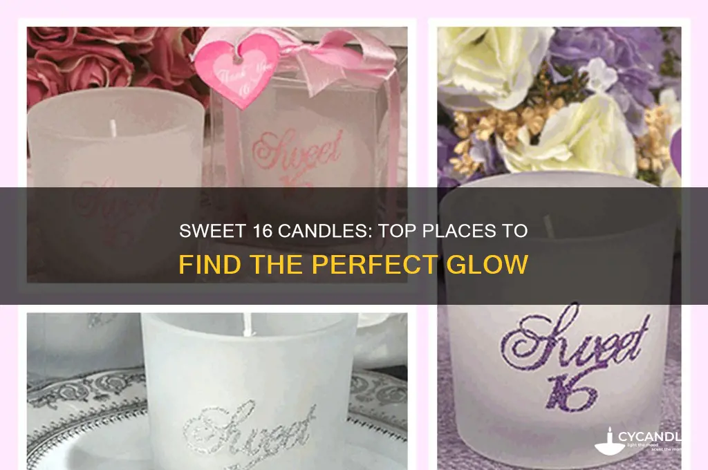 where to get sweet 16 candles