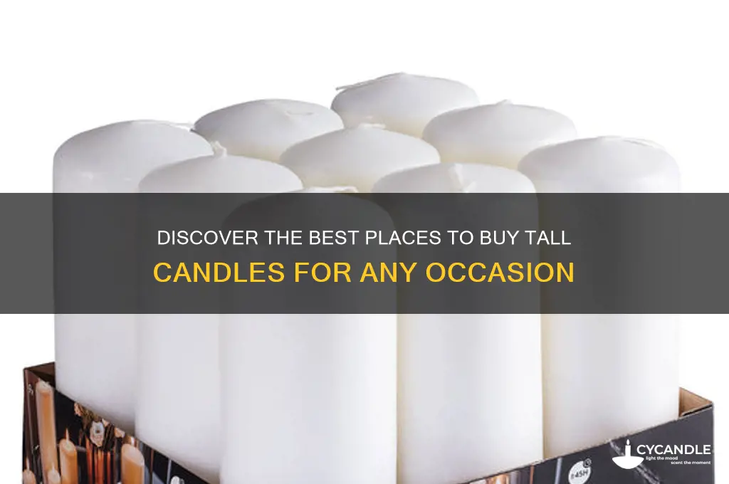 where to get tall candles