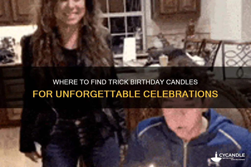 where to get trick birthday candles