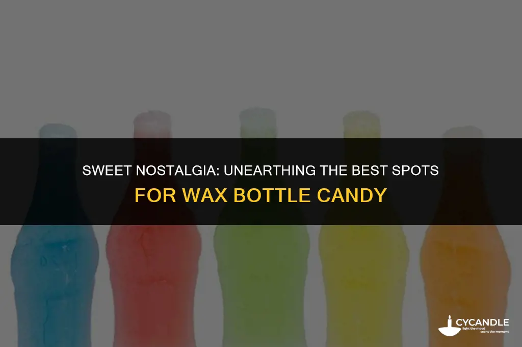 where to get wax bottle candy