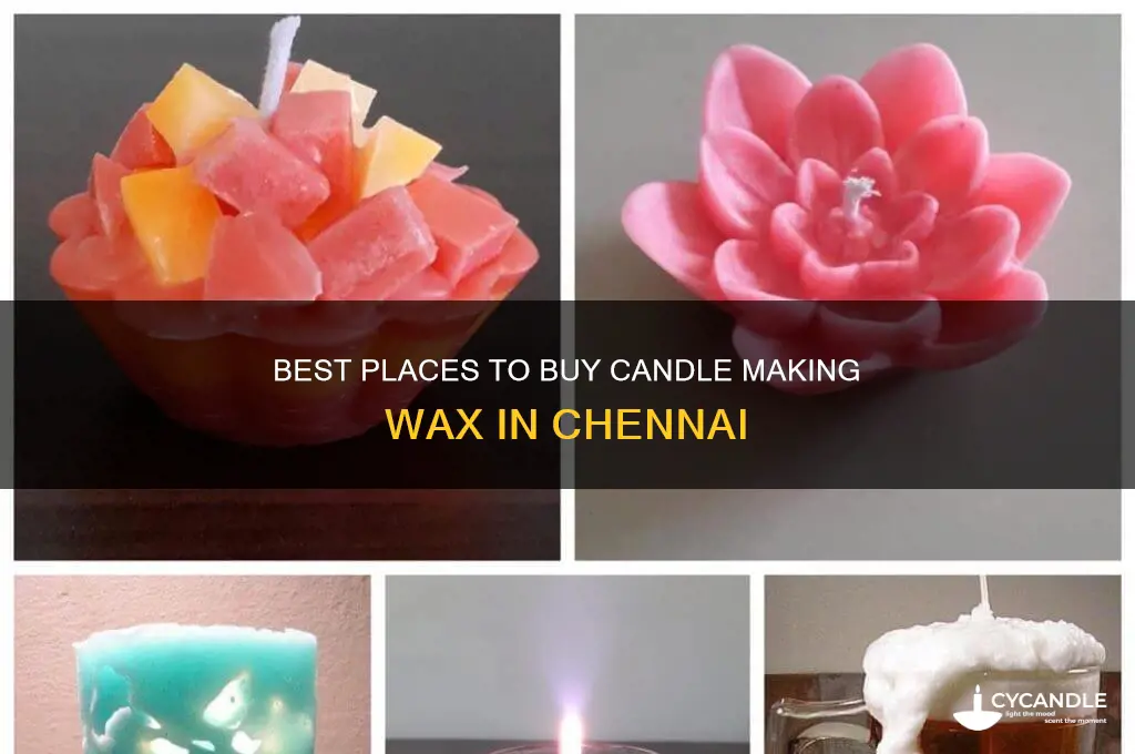 where to get wax for candle making in chennai
