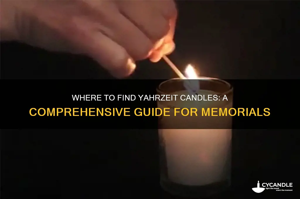 where to get yahrzeit candle