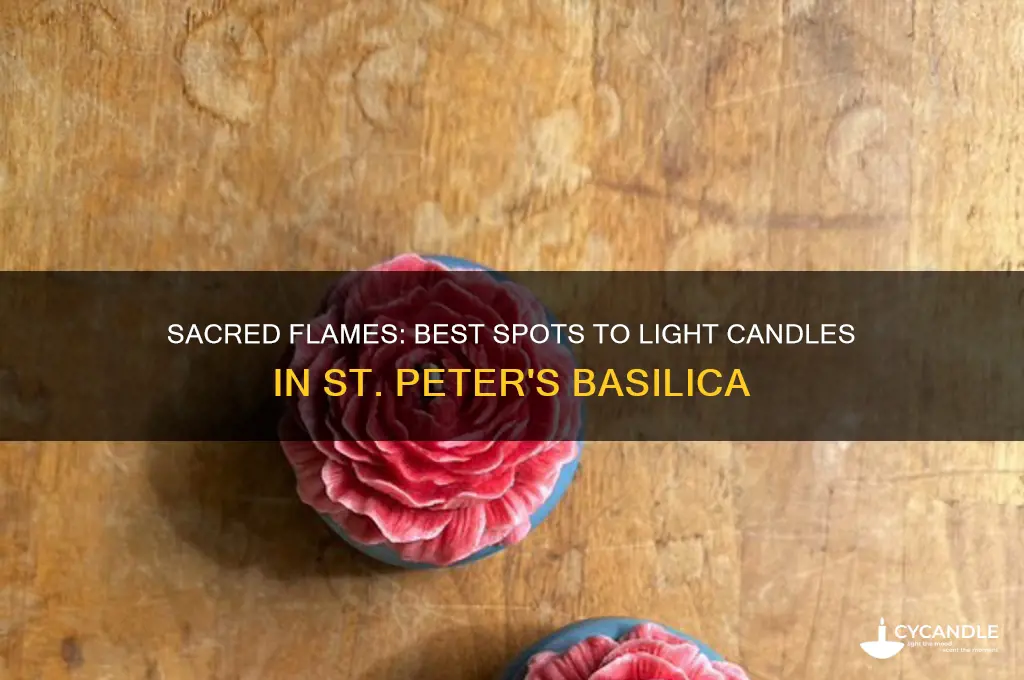 where to light a candle in st peter