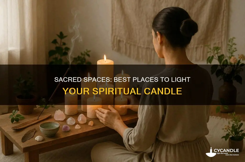 where to light a spiritual candle