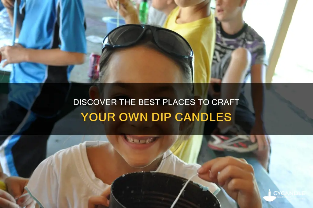 where to make dip candles