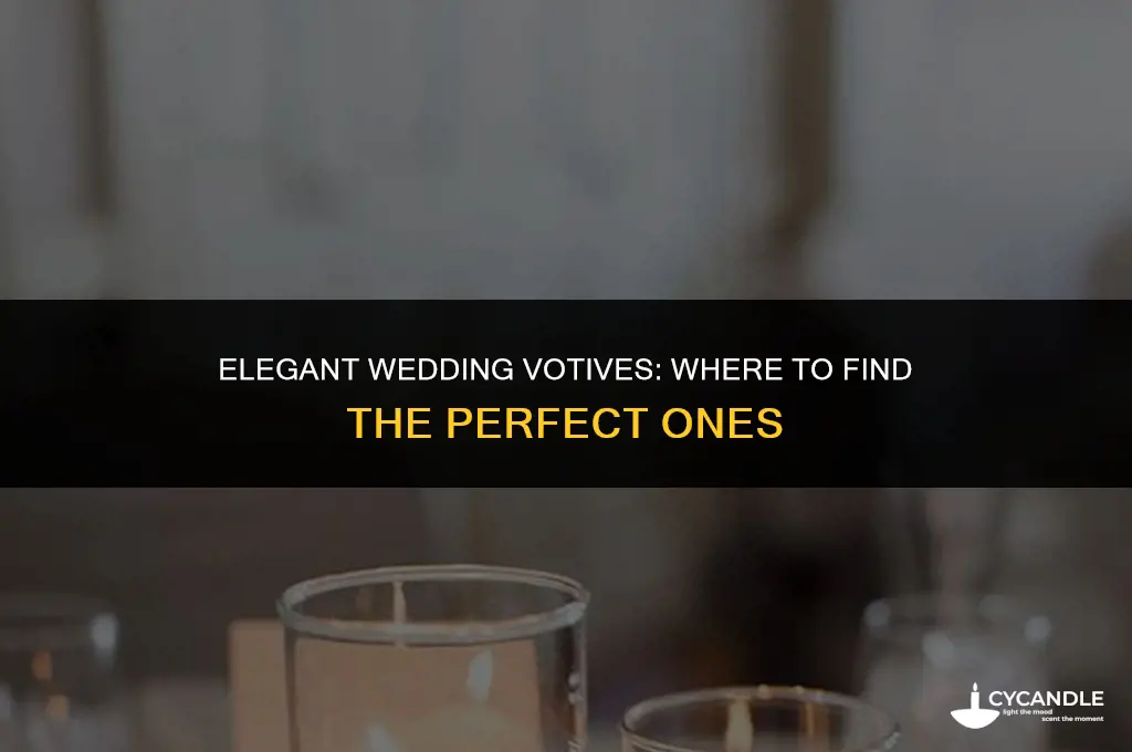 where to order votives for wedding