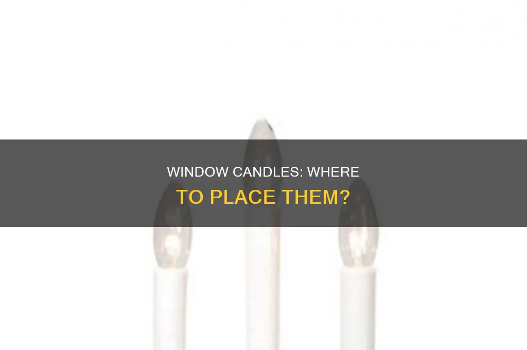 where to place candle in window