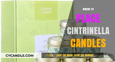 Strategic Cintrinella Candle Placement for a Soothing Ambience