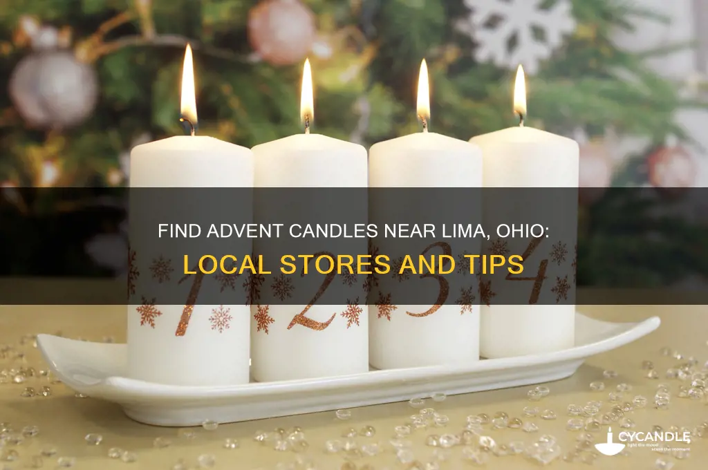 where to purchase advent candles near lima ohio