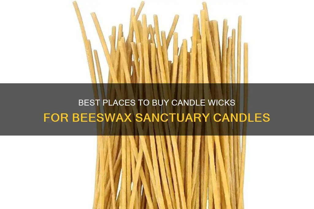 where to purchase candle wicks for beeswax sanctuary candle