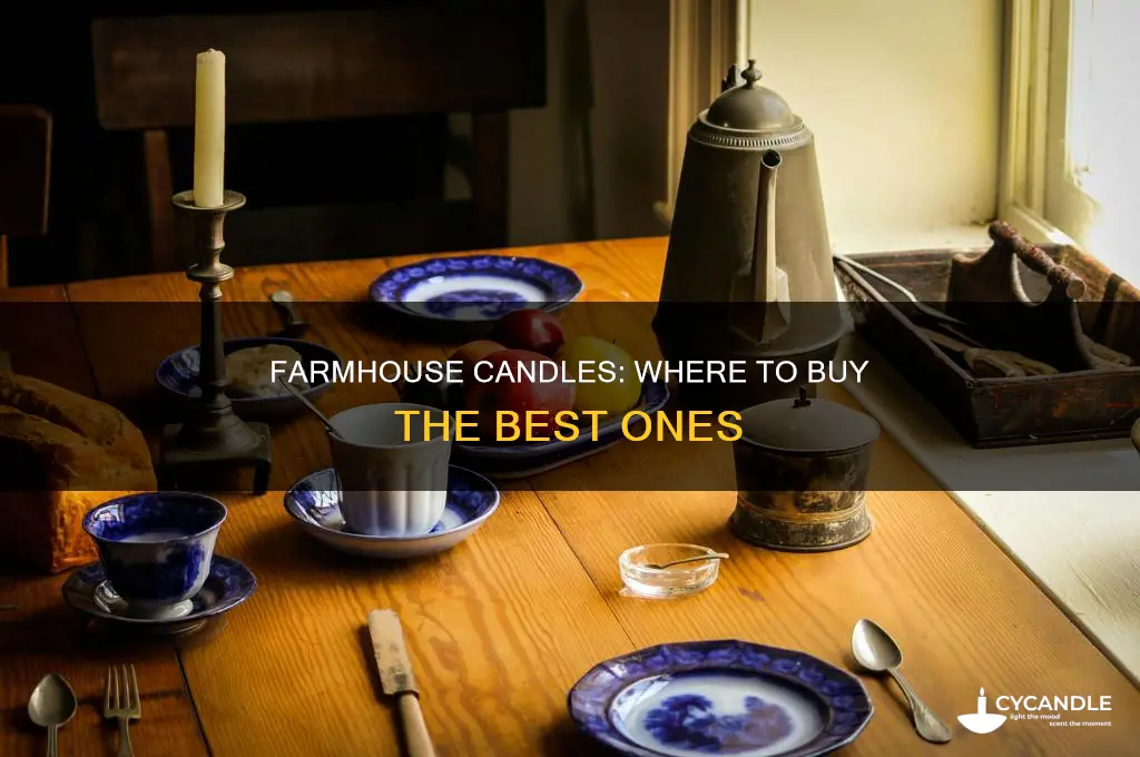 where to purchase farmhouse candles