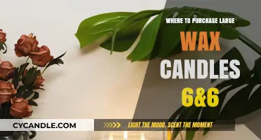Best Places to Buy Large 6x6 Wax Candles Online