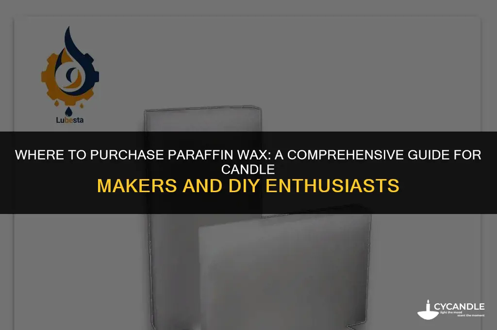 where to purchase paraffin wax