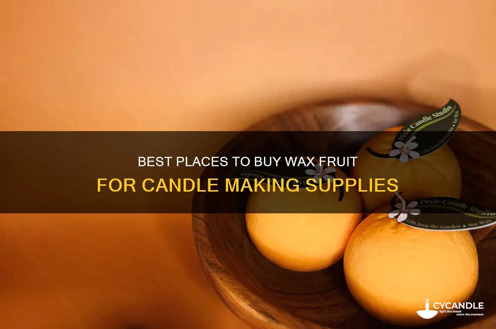where to purchase wax fruit for candles