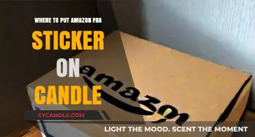 Amazon FBA Sticker Placement Guide for Candle Sellers