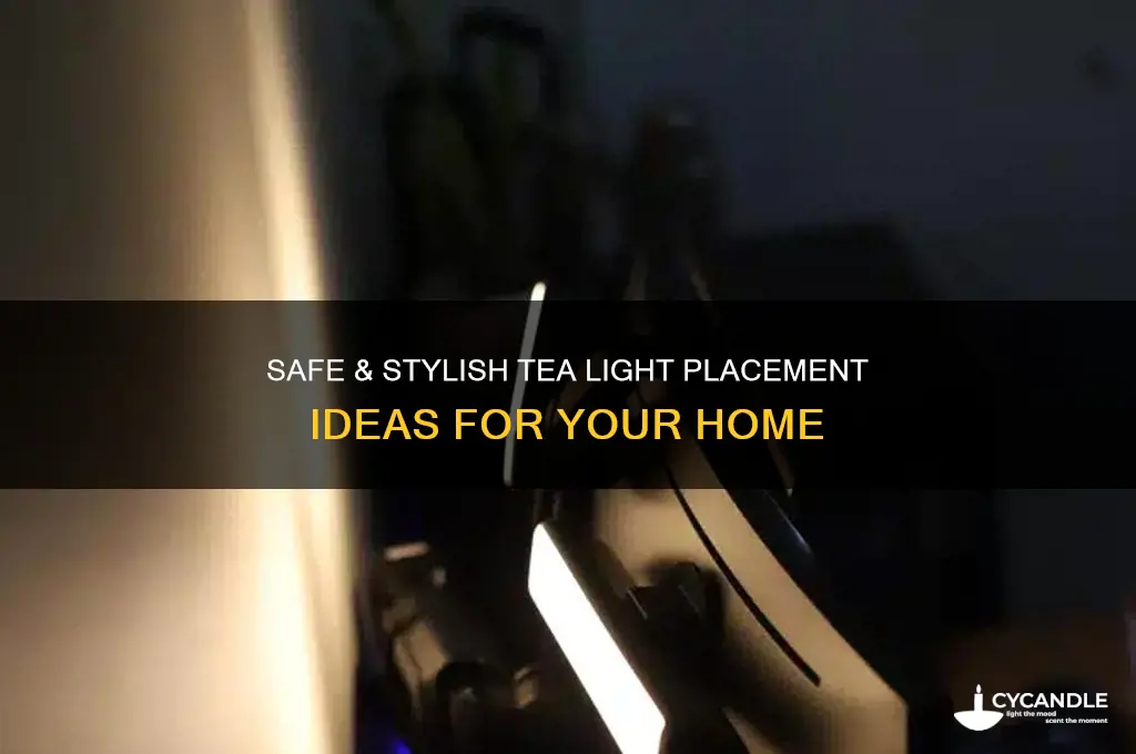 where to put tea light candles