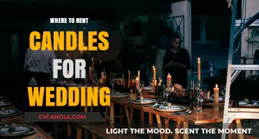 Renting Candles for Your Wedding: Where to Start?