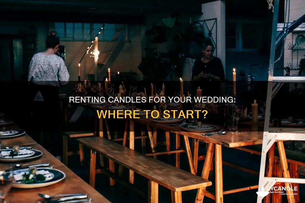 where to rent candles for wedding