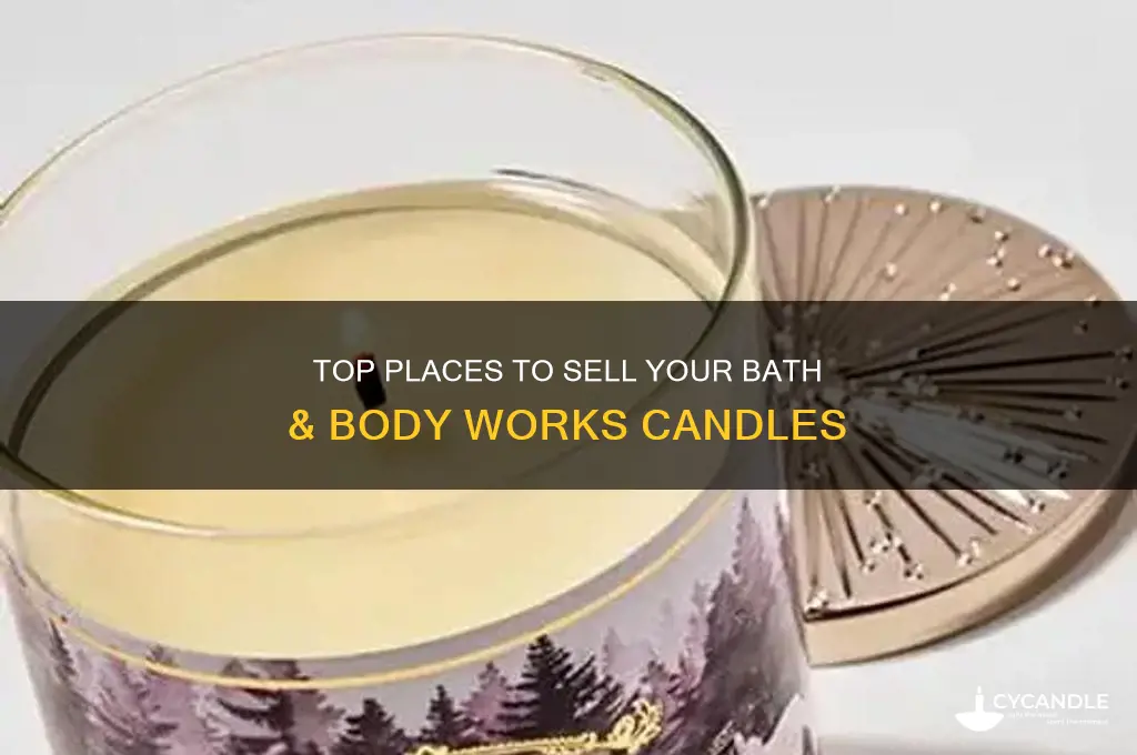 where to sell my bath and body works candles