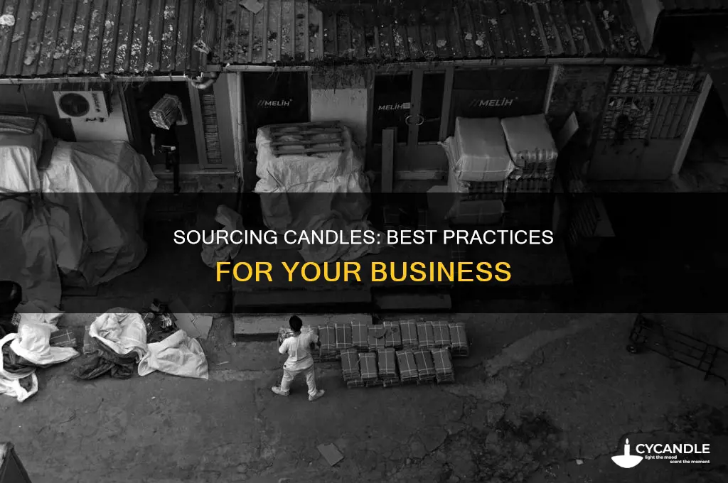 where to source candles for a busines