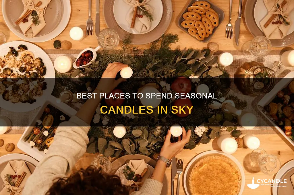 where to spend seasonal candles in sky
