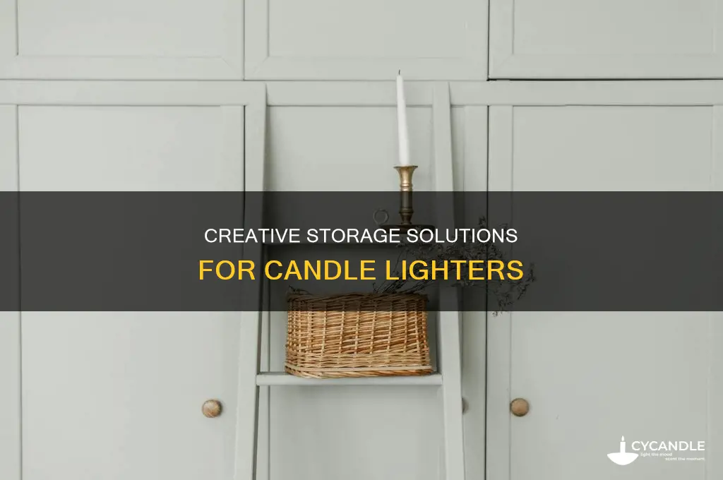 where to store candle lighters
