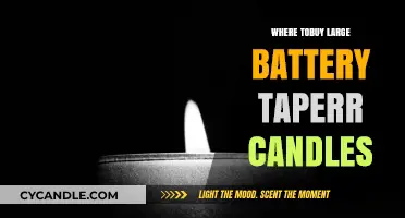 Best Places to Buy Large Battery-Operated Taper Candles