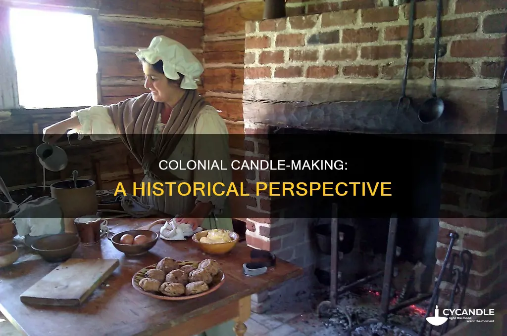 where were candles made in colonial times