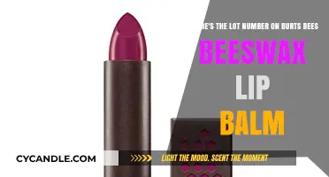 Finding Your Burt's Bees Lip Balm Lot Number: A Quick Guide