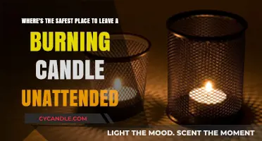 Safest Spot for Unattended Burning Candles: Expert Tips and Advice