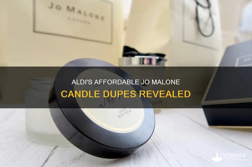 which aldi candle is like jo malone