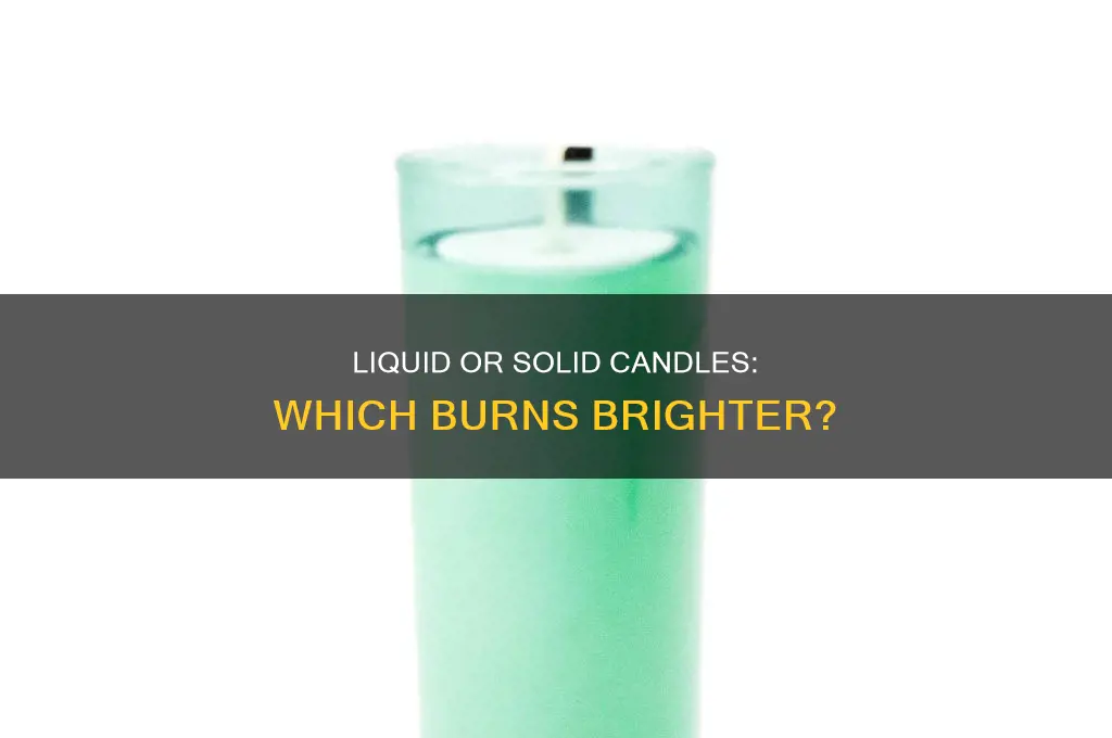 which are better liquid or solid candles
