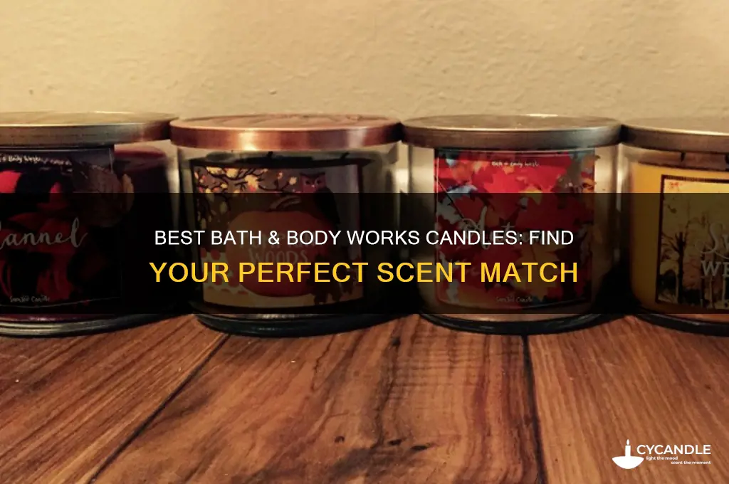 which bath and body works candle should i get