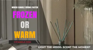 Frozen vs. Warm Candles: Which Melts Faster? A Burning Question
