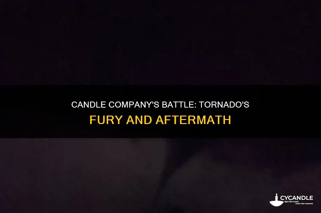 which candle company was hit by tornado