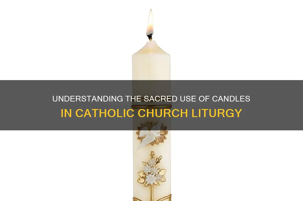which candle do you light in catholic church