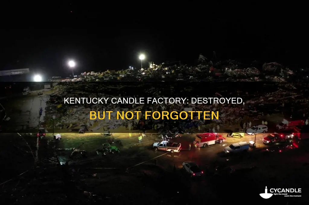 which candle factory was destroyed in kentucky