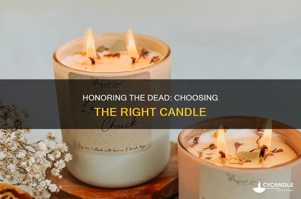 which candle for dead