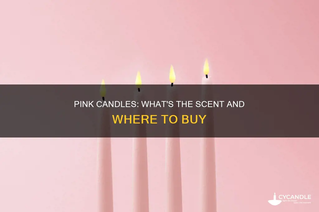 which candle is pink