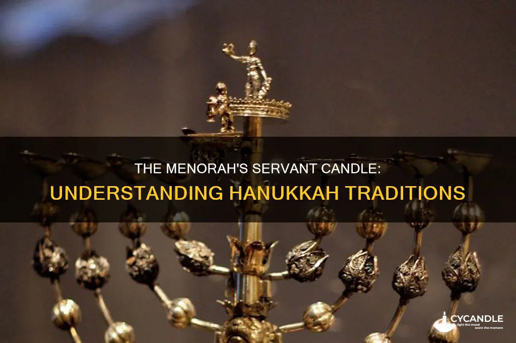 which candle is the servant candle for the menorah