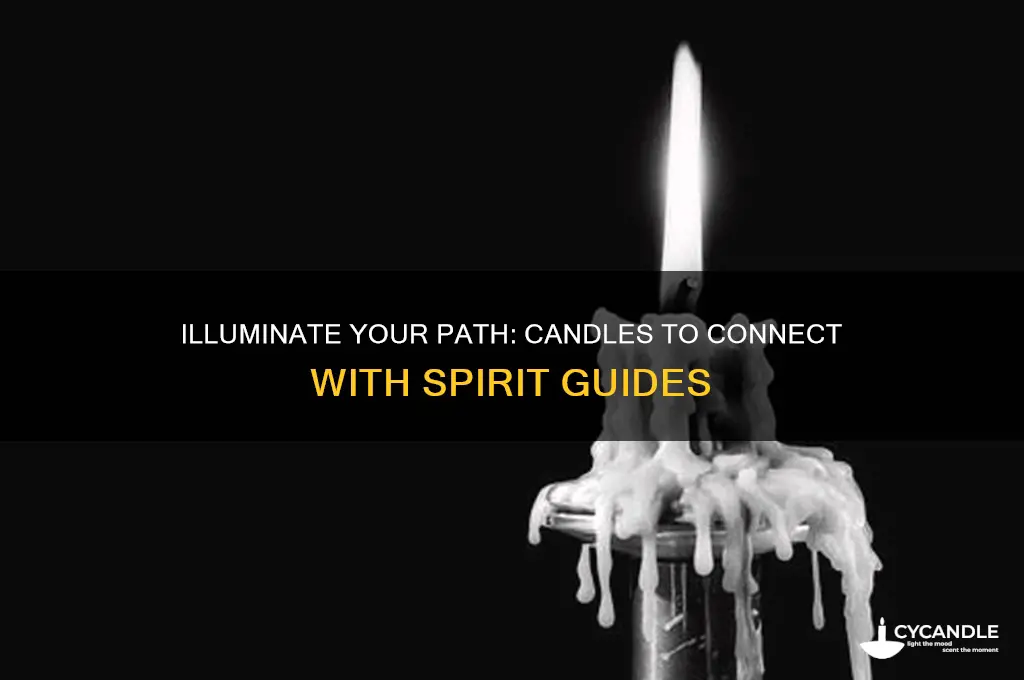 which candle to burn to find your spirit guides